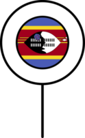 eswatini vlag cirkel pin icoon. png