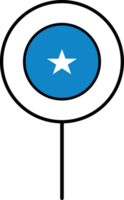Somália bandeira círculo PIN ícone. png