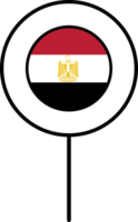 Egypt flag circle pin icon. png