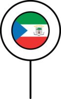 equatoriaal Guinea vlag cirkel pin icoon. png