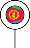 Érythrée drapeau cercle épingle icône. png