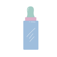 Handrawn pastel cosmetic product png