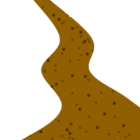 Pebble road pathway illustration png