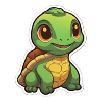 geweldig schildpadden tekenfilm schattig schildpad illustraties png