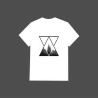 camiseta diseño para impresión vector