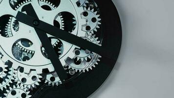 Abstract Mechanic Turning Industrial Clock Gears video