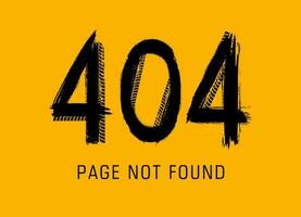 404 error, page not found in grunge style,vector vector