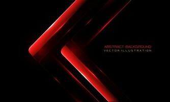 Abstract twin red arrow grass glossy direction geometric on black design modern luxury futuristic technology creative background vector illustration.