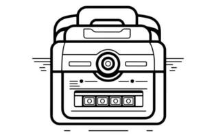 fax icono, vector fax icono fax icono ilustración manojo, fax icono contorno y llenar color,fax icono silueta