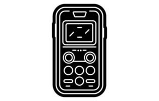 Simple Line of Cell Phone Vector Icon,Mobile Phone Line Icon,Vector Smart Phone Outline Icon Symbol Set