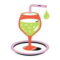 Drinks Flat Icons vector