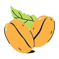 Have a look at corn nuts flat icon vector