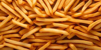 The French fries background with . photo