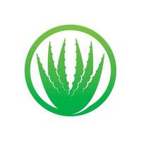 Aloe Vera logo icon design symbol beauty vector