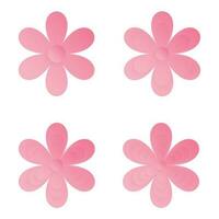 Flower, Element of floral paper cut. Paper cut of flower shape and spring symbol. vector