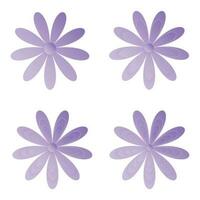 Flower, Element of floral paper cut. Paper cut of flower shape and spring symbol. vector