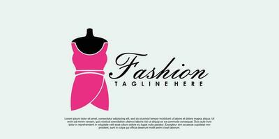 logo de moda diseño boutique vector