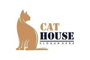 Cat Logo.Cat logotype. Pet shop logo concept. Pet care logo concept. Pet vector illustration