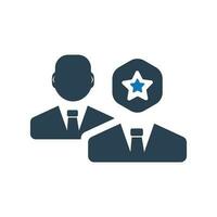 Business man,people,business leader,teamwork icon vector
