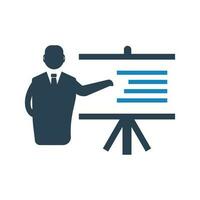 Training lecture,presentation,business analysis,data analysis,statistical analysis icon vector