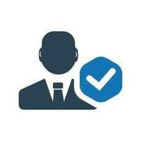 Verified,Decision making icon free vector