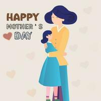 Mother's Day concept illustration vector