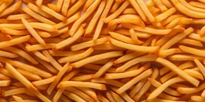 The French fries background with . photo