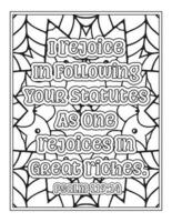 Gratitude Bible Verse Coloring Book Adult Quotes Coloring Pages vector