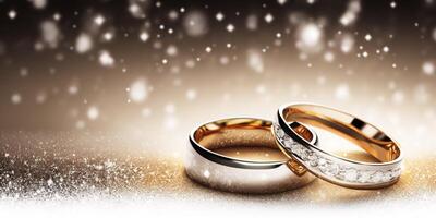 The wedding ring with . photo