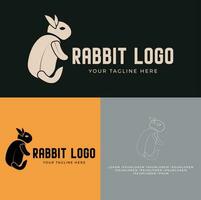 Concept of Rabbit Logo template eps format. vector