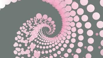 abstract background with circles spiral vector