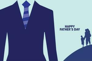 Happy Father's Day Background Design Template. vector