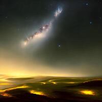 End of the World, Planet explosion. photo