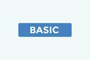 Basic  button web banner templates. Vector Illustration