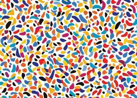 multicolored sprinkles seamless background colorful sprinkles on a white background, in the style of minimalist strokes, geometric shapes patterns, minimalist backgrounds, graffiti-inspired vector