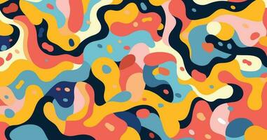 the background pattern with many squiggles, in the style of postmodern mashup, chromatic minimalism, joyful whimsicality, abstract minimalism appreciator vector