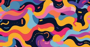 the background pattern with many squiggles, in the style of postmodern mashup, chromatic minimalism, joyful whimsicality, abstract minimalism appreciator vector