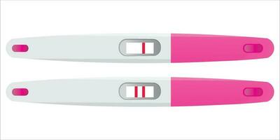 Pink pregnancy test icon, vector, illustration, symbol vector