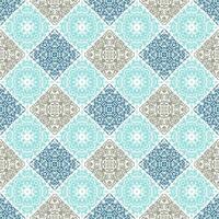 Islamic Decorative background made of small squares. The rich decoration of abstract patterns for construction of fabric or paper. vector