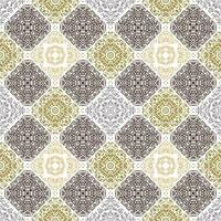 Islamic Decorative background made of small squares. The rich decoration of abstract patterns for construction of fabric or paper. vector