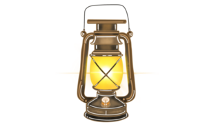 This is a drawing camping lantern. png