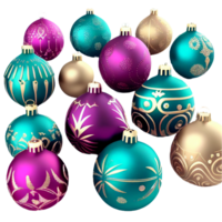 Christmas Background Balls Baubles. png