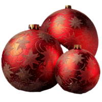 Natale sfondo palle palline. ai generato png