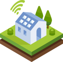 Smart home illustration png