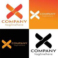 X letter logo and symbol vector template Premium Vector
