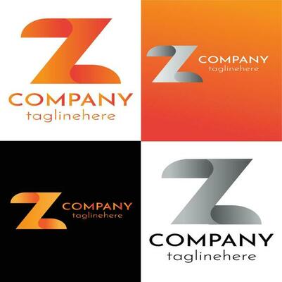 Z letter logo and symbol vector template Premium Vector