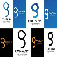 G letter logo and symbol vector template Premium Vector