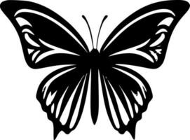 mariposa, minimalista y sencillo silueta - vector ilustración