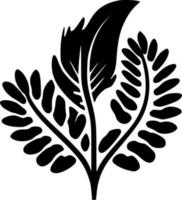 Botanical, Black and White Vector illustration