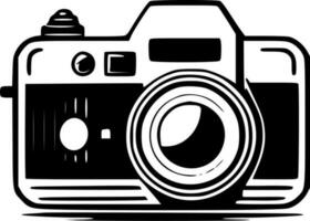 Camera, Minimalist and Simple Silhouette - Vector illustration